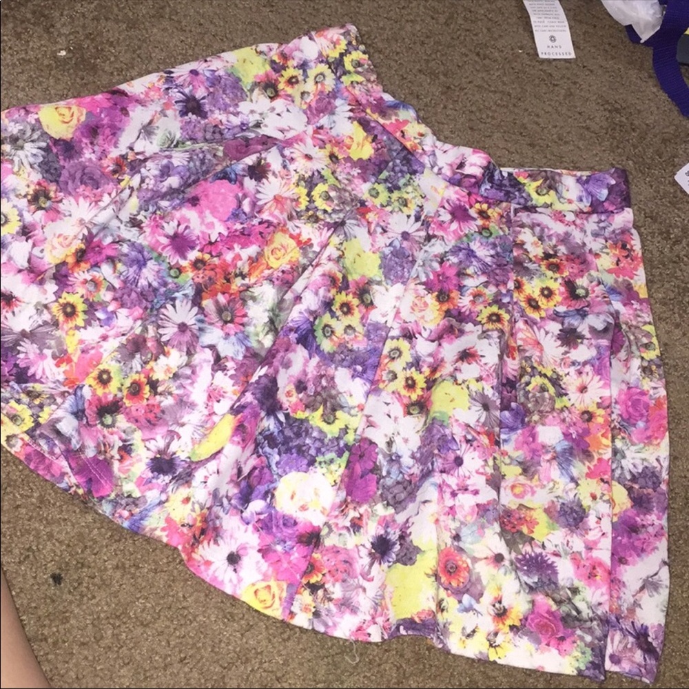 Floral Skater Skirt